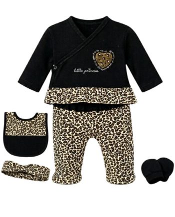 Βρεφικό σετ πέντε κομμάτια μαύρο